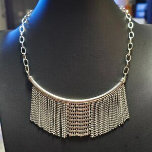 New York State Of Mind Tassle Link Statement Necklace